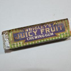 Chewing Gum Juicy Fruit Wrigley's Américain WW2 1939/1945 Ration US USA