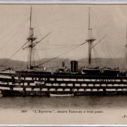 CPA  MARINE "LAlgesiras " ancien Vaiseau a Trois ponts N°1017