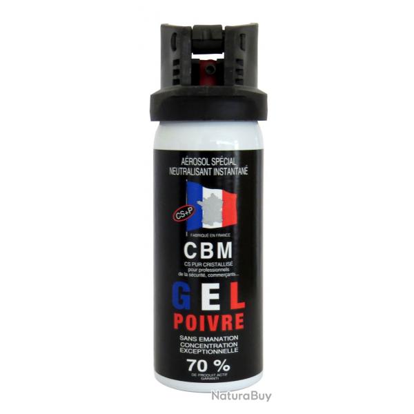 Bombe Anti-Agression GEL RED PEPPER (poivre)  50 ml