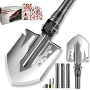 Pelle De Camping Pliante Tactique 23 En 1 - Incassable, équipement Survie Portable