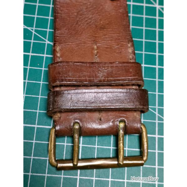 CEINTURON CUIR  TROUPE MOD 1903 14/18, WW1, 95 CM