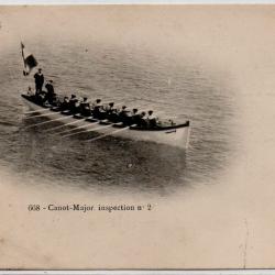 CPA  Marine Militaire- Bateau Militaire. - Canot-Major. inspection N°1173