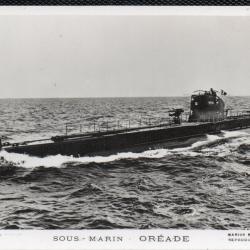 CPA - MARINE DE GUERRE - SOUS - MARIN " ORÉADE " N°1039