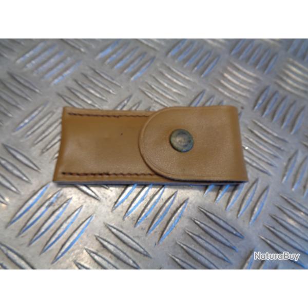 pochette en cuir pour trousse de nettoyage armee militaire
