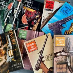 Lot des 8 premiers albums de la Gazette des armes