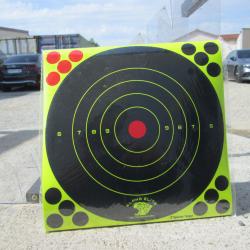 lot de 25 cibles AUTOCOLLANTE REACTIVE FLUO