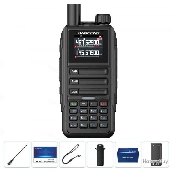 [Nouveaut 2025] Talkie-walkie Baofeng UV-16 Max PRO V2 (Noir) 15W - LIVRAISON GRATUITE