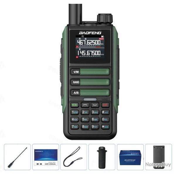[Nouveaut 2025] Talkie-walkie Baofeng UV-16 Max PRO V2 (Vert) 15W - LIVRAISON GRATUITE