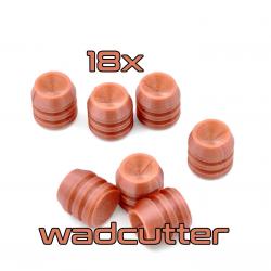 Ogive plastique pour 1858 1851 1860 cal 0.44 Wadcutter 18 x - Précision Sécurité & Performance