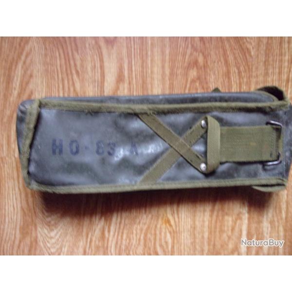 Poche porte radio de campagne Franaise poque Indochine ou Algrie en plastic vert