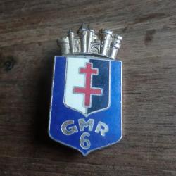 insigne GMR 6 groupement moyen régionaux / drago paris