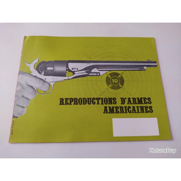Catalogue Publicit reproduction d'armes amricaines . Revolver Colt Yankee Colt Navy 1851 Remington