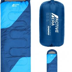 Sac de Couchage Rectangulaire 3-4 Saisons 0-15°C Imperméable 210x75cm 1 Personne Randonnée Camping