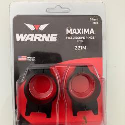 Colliers acier Warne 34mm