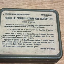 Trousse militaire de premiers secours pour gazés - pour sacoche de MAG ANP 51