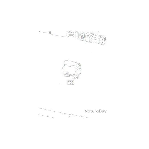 WE Gas Block pour AR4168 GBBR (Pice 120)