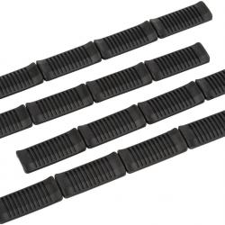 Ares Lot de 4 Couvre-Rails M-Lok (Noir)