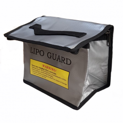 Sac de Charge LiPo Guard 215x145x165 Silver