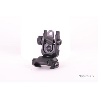 Viseur Arrière Tactique RAP4 - œilleton Repliable Pour Paintball Ou Airsoft - Neuf