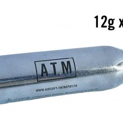 ATM Lot de 500 cartouches CO2 (12g)