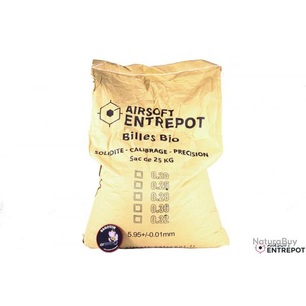 ATM Sac de 25kg de billes 0.28 + patch collector