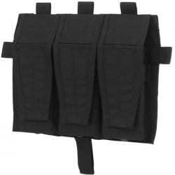 Wo Sport Front Flap Velcro Triple 5.56 (BK)