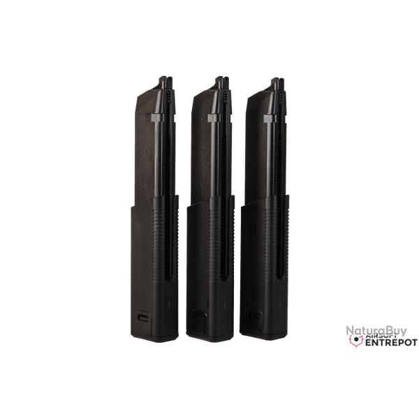 Krytac Pack de 3 chargeurs Kriss Vector GBBR