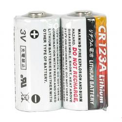 Piles CR123A 3V 1500mAh (x2)