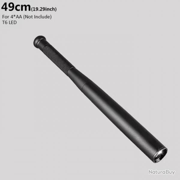 TOP ENCHERE.....Lampe MATRAQUE scurit ALUMINIUM 49cm 20 000 lumens....