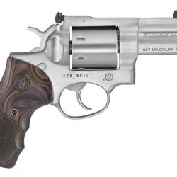 Revolver Ruger GP100 KGP161 .357MAG INOX HAUSSE RÉGLABLE