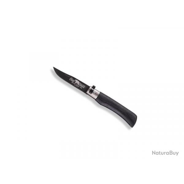 COUTEAU OLD BEAR TOTAL BLACK VIROLE GRISE TAILLE S