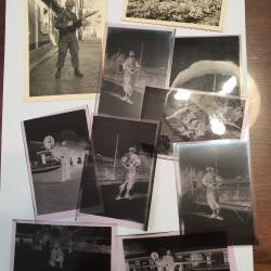 Lot photos et négatifs aviation avions crach fouga mystère II Algérie