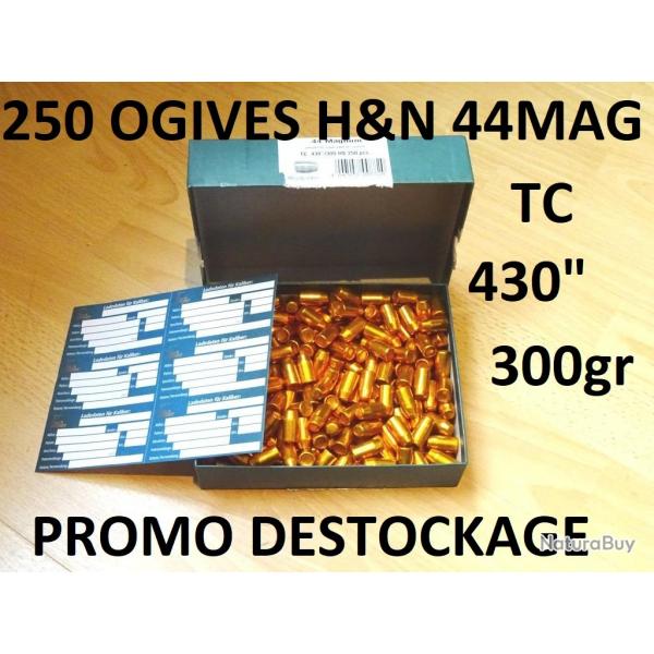 250 ogives 44 MAGNUM H&N Sport TC 430"/300 HS  59.00 Euros !!!!!- VENDU PAR JEPERCUTE (SI161)