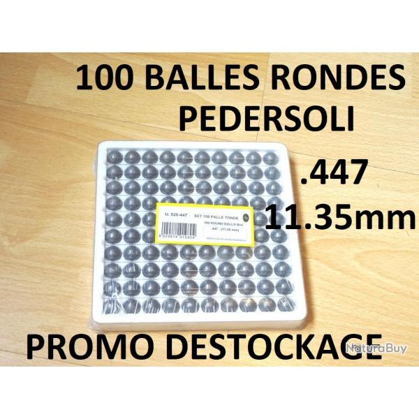 DERNIERES 100 balles rondes PEDERSOLI USA 520-447  35.00 Euros !!!- VENDU PAR JEPERCUTE (SI168)