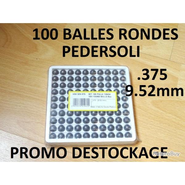 DERNIERES 100 balles rondes PEDERSOLI USA 520-375  29.00 Euros !!!- VENDU PAR JEPERCUTE (SI169)