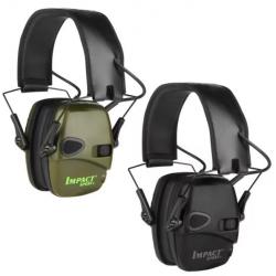 TOP ENCHERE Casque Anti-Bruit électronique SPORT coloris NOIR ou VERT au Choix...