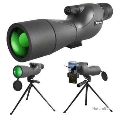 Visionking 25-75x70 Maksutov Spotting Scope Étanche BAK4 + Trépied – Longue-Vue Observation Oiseaux & Astronomie