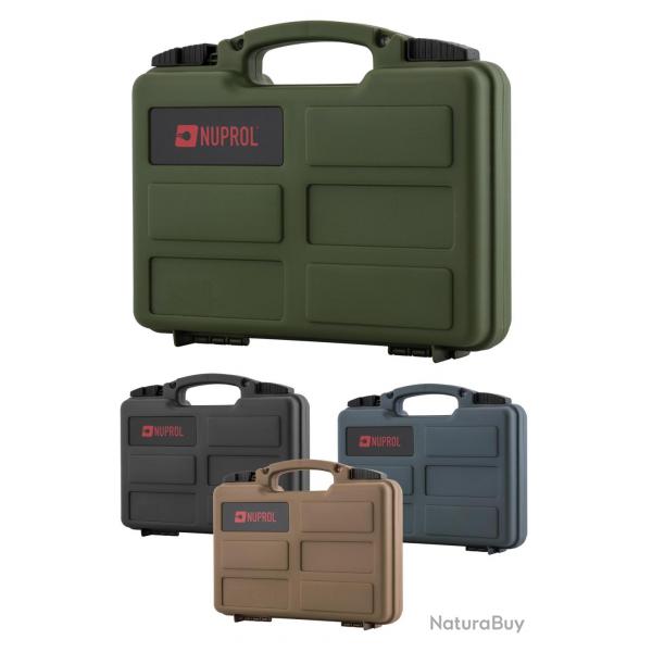 Mallette 31X25X8 pour arme de poing / choix coloris Vert