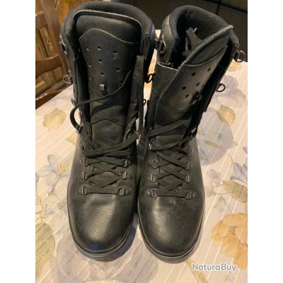 Bottes Ranger Armée Française - Goretex - Cuir Noir - Surplus Militaire