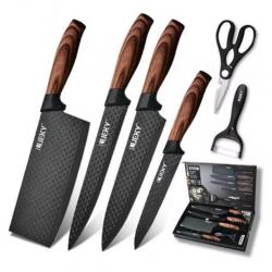 SUPER  ENCHERE SUPER Coffret couteaux de cuisine....
