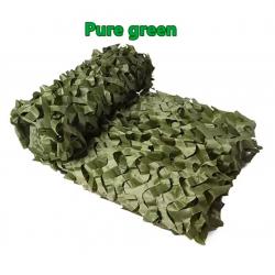 Filet de camouflage militaire Oxford 210D Chasse jardin Résistant réaliste Vert 2X3 M