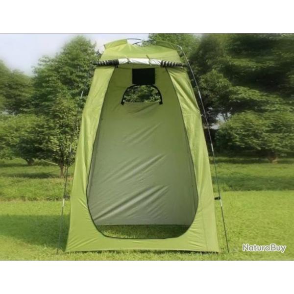 Tente de Douche Pliable Abri WC Anti UV Portable Intimit Camping Plage Rando Plein Air 2 coloris