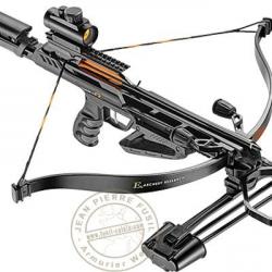 Arbalète Jag II Pro - 175 Lbs - Noire - Avec carquois, flèches et point rouge