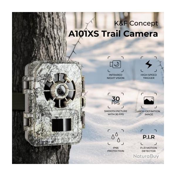 CAMRA DE SURVEILLANCE CAMOUFLAGE 24MP + CARTE SD OFFERTE - LIVRAISON GRATUITE