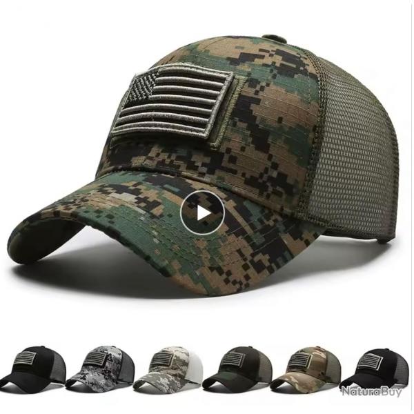 SUPER ENCHERE CASQUETTE Camo Coloris au choix