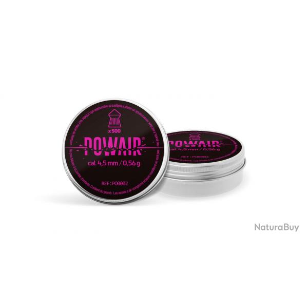 PLOMBS POINTUS POWAIR C4.5 X 500 carabine 4.5 1