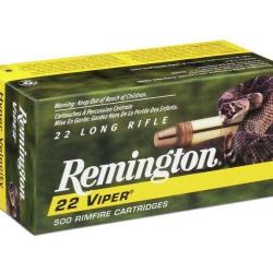 Cartouches Remington Viper HV 22LR 36gr