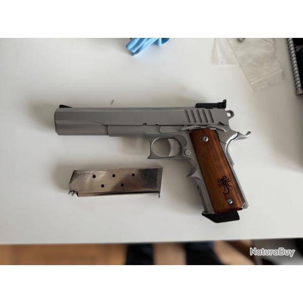 Colt 1911 srie 70 Safari arms   D Olympia arms match master 6 pouces 45acp 2 chargeurs