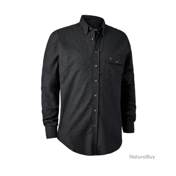 VENTE FLASH - Chemise DEERHUNTER LIAM Black Ink