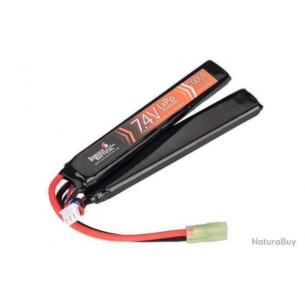 LANCER TACTICAL BATTERIE LIPO 7,4V 2000MAH 15C DOUBLE STICK
